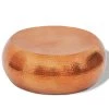 Hammered Aluminium Coffee Table Brass/Copper Colour VidaXL
