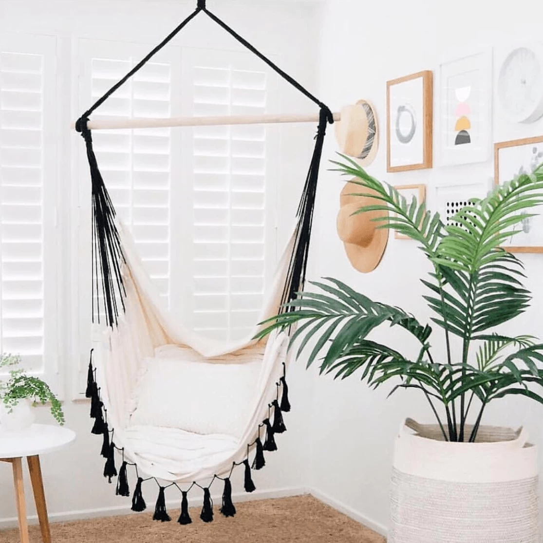 Soho Hammock Hanging Chair - Cream - Image 3