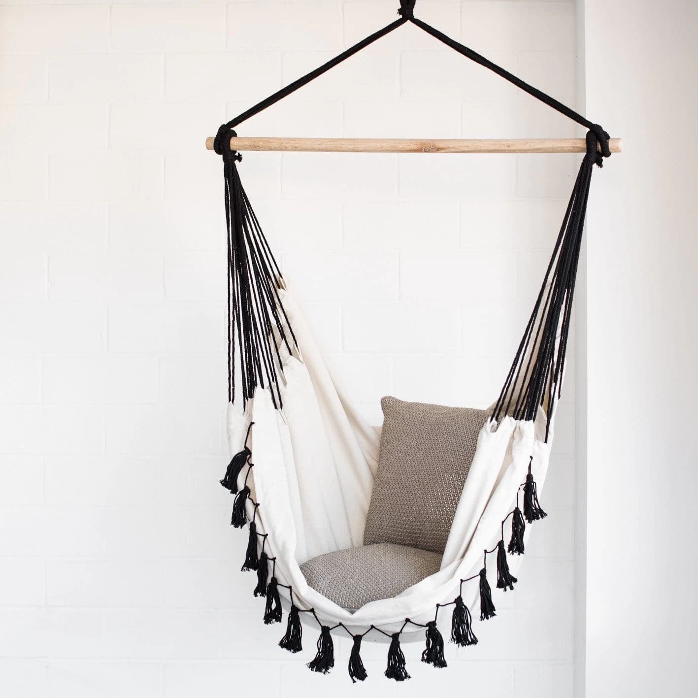 Soho Hammock Hanging Chair - Cream - Image 4