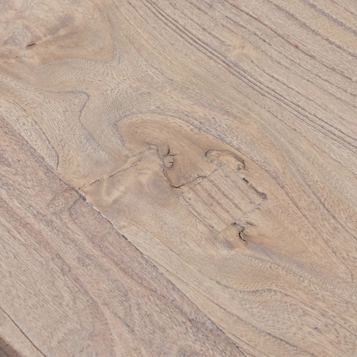 Titan Reclaimed ELM Wood Dining Table 1.98m - Rustic Natural - Image 6