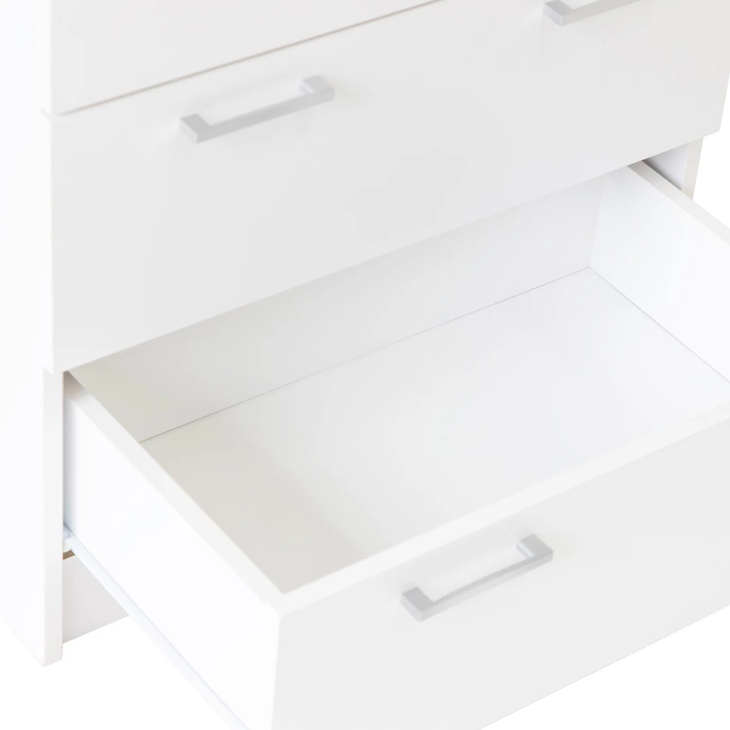 Tribecca Chest Of 5 Drawers Tallboy Cabinet - White - Image 7
