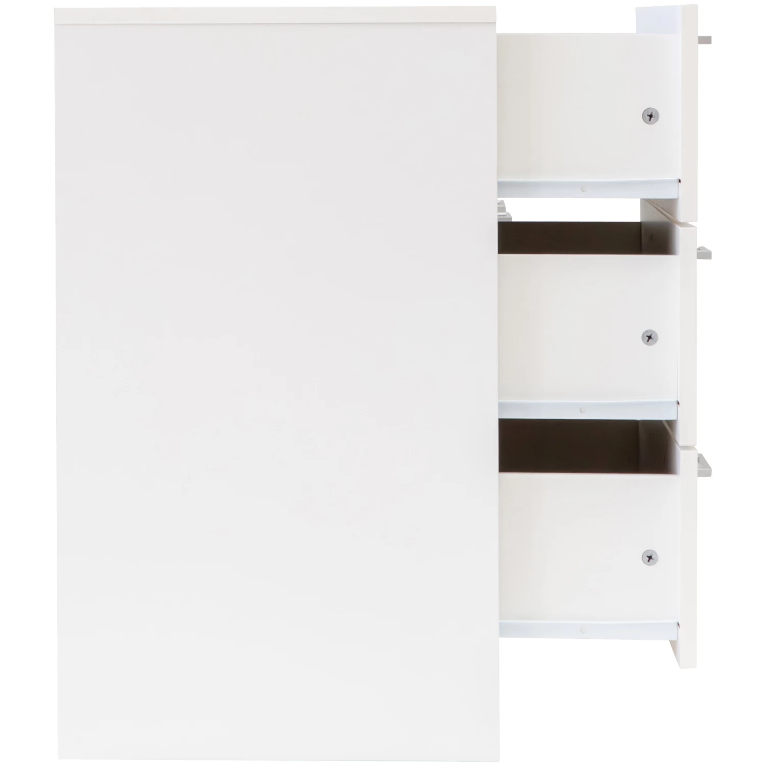 Tribecca Chest Of 6 Drawers Lowboy Dresser In White - Image 7