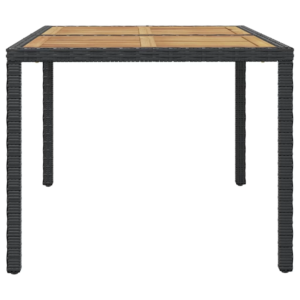 7 Piece Outdoor Dining Set With Cushions Poly Rattan VidaXL - Image 9