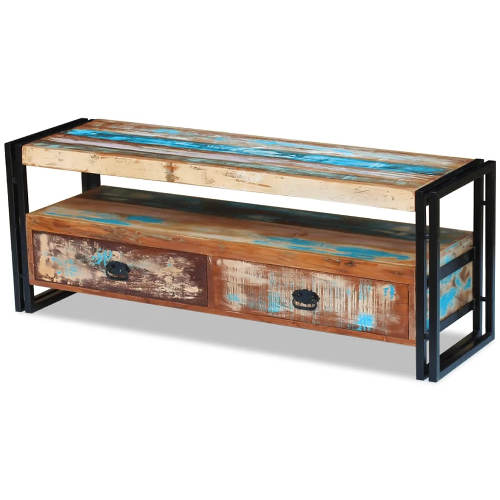 TV Cabinet Solid Reclaimed Wood VidaXL - Image 9