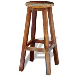 Bar Stool Solid Reclaimed Wood VidaXL